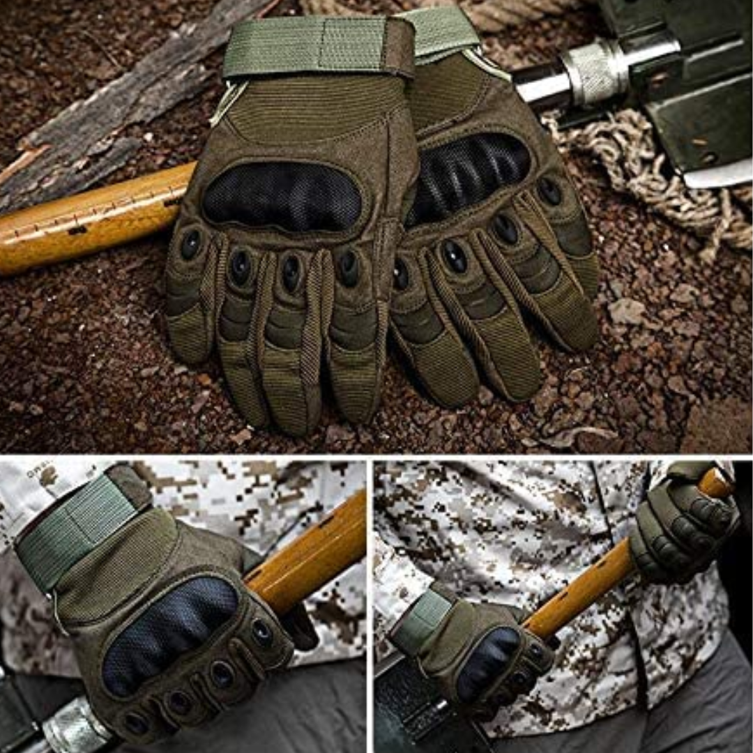 Tactische Handschoenen – Knokkelbescherming – Anti-Slip & Touchscreen