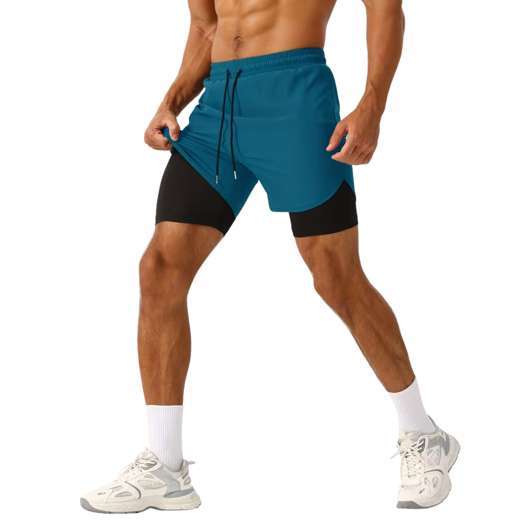 Heren Korte Sport Broek – Binnenbroek - Telefoonzak