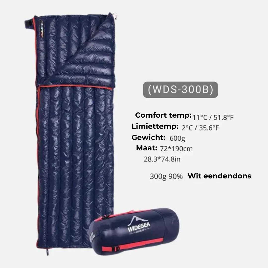Ultralichte Envelop Slaapzak - Waterdicht en Warm - Kamperen