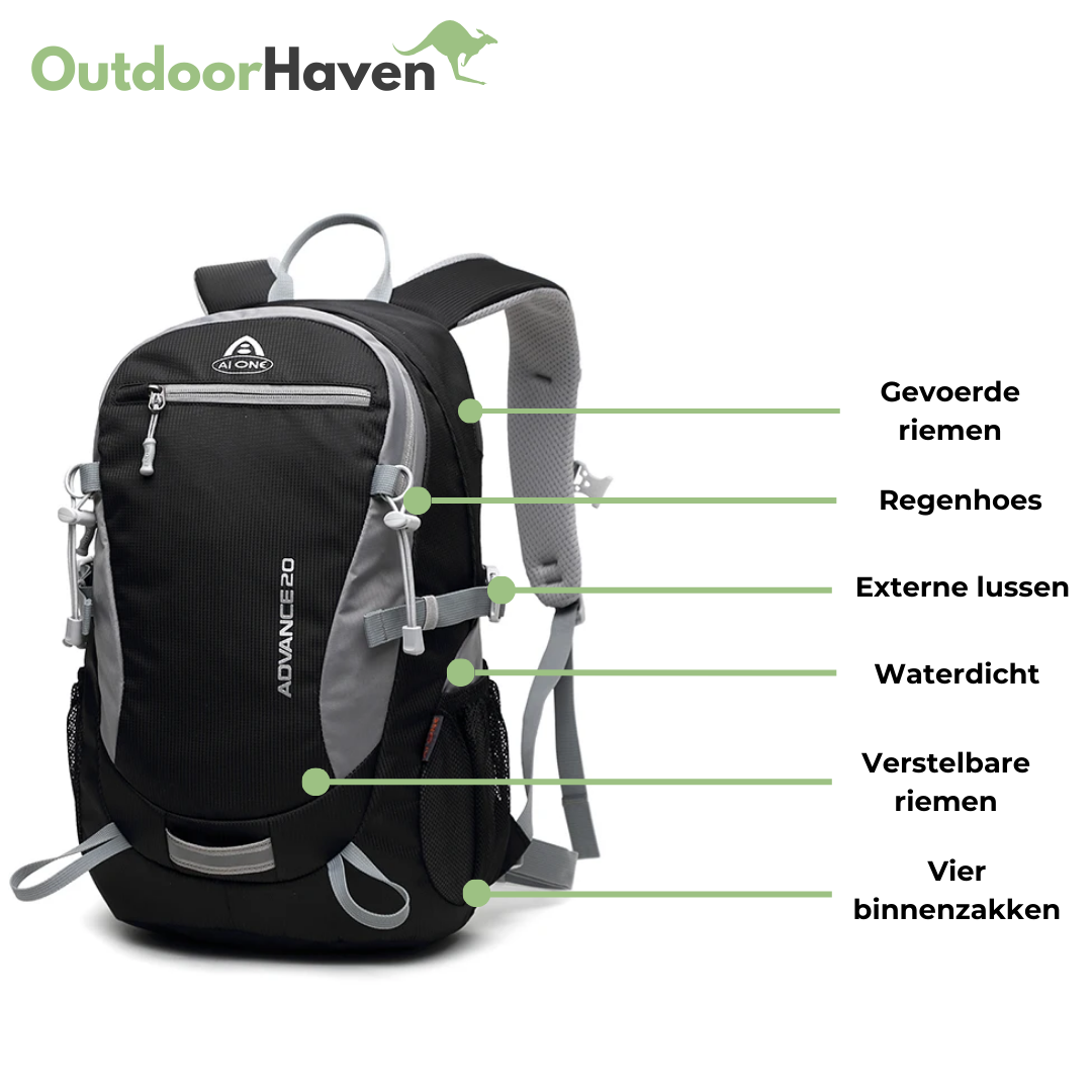 Backpack - Hiking - 20 Liter - OutdoorHavenNL