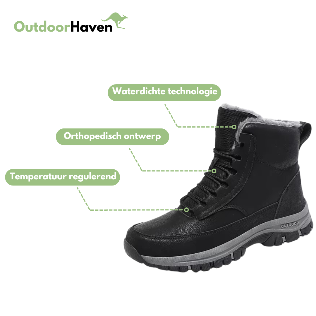 Winter Snowboots - Waterdichte Gevoerde Wandelschoenen - Dames & Heren