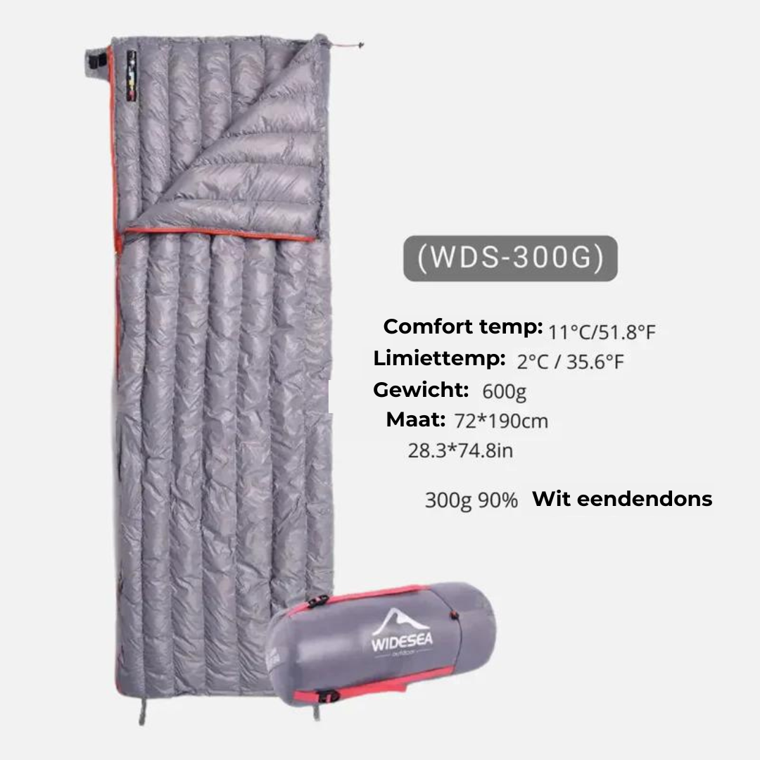 Ultralichte Envelop Slaapzak - Waterdicht en Warm - Kamperen