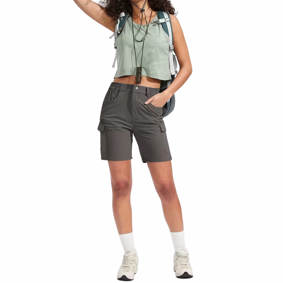 Dames Hiking Cargo Shorts – 7 Zakken – Outdoor & Wandelen