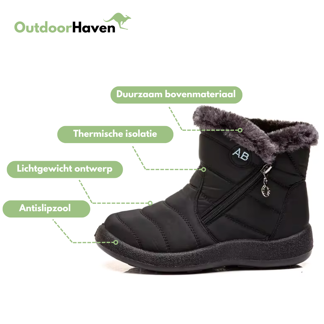 Vrouwen Winterboots - Waterdicht & Gevoerd - Extra Ondersteuning