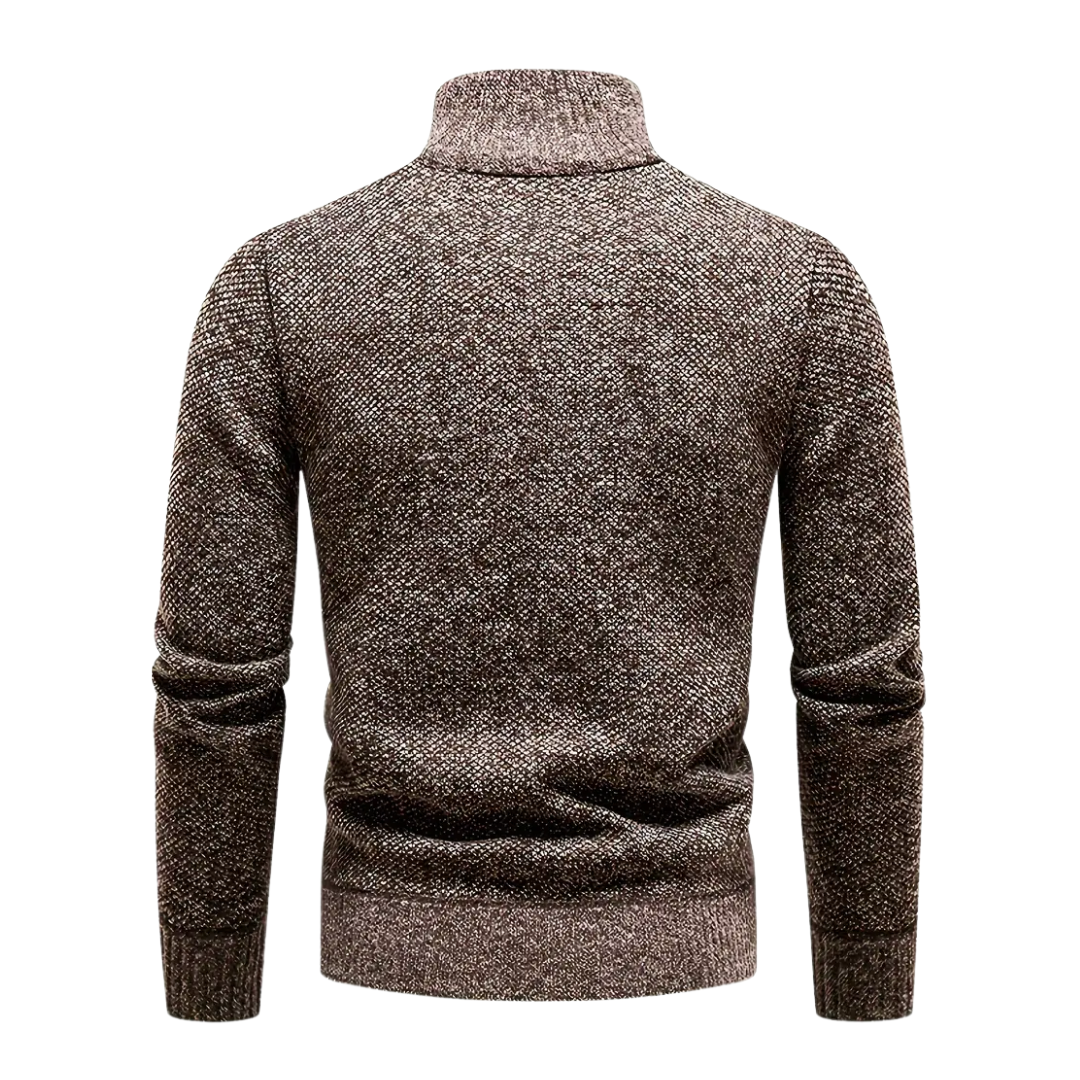 Gebreide Thermo Heren Trui – Fleecevoering - Winter