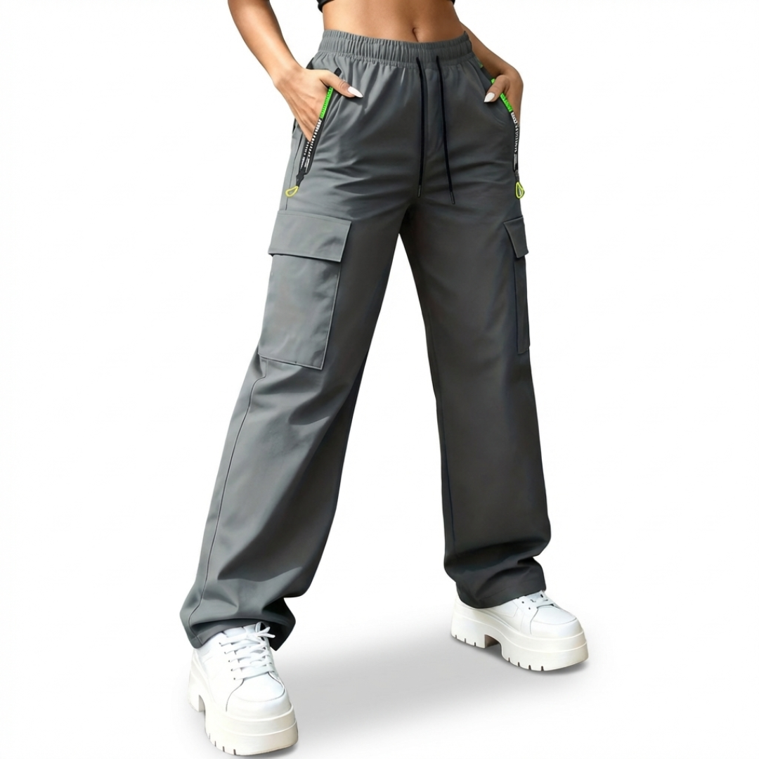 Dames Cargo Broek – Trekkoord Taille – Casual & Outdoor