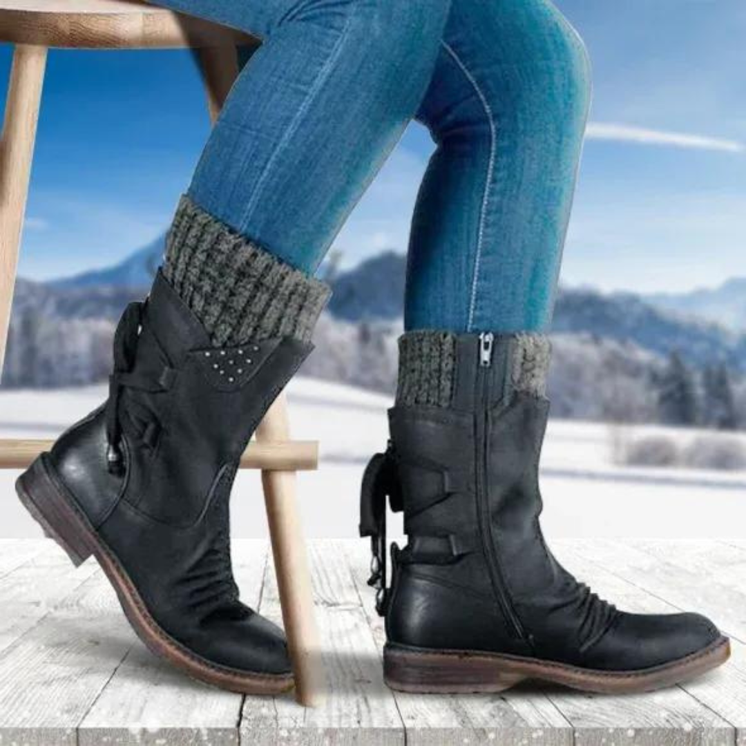 Dames Hoge Winterlaarzen - Waterdicht - Gevoerd