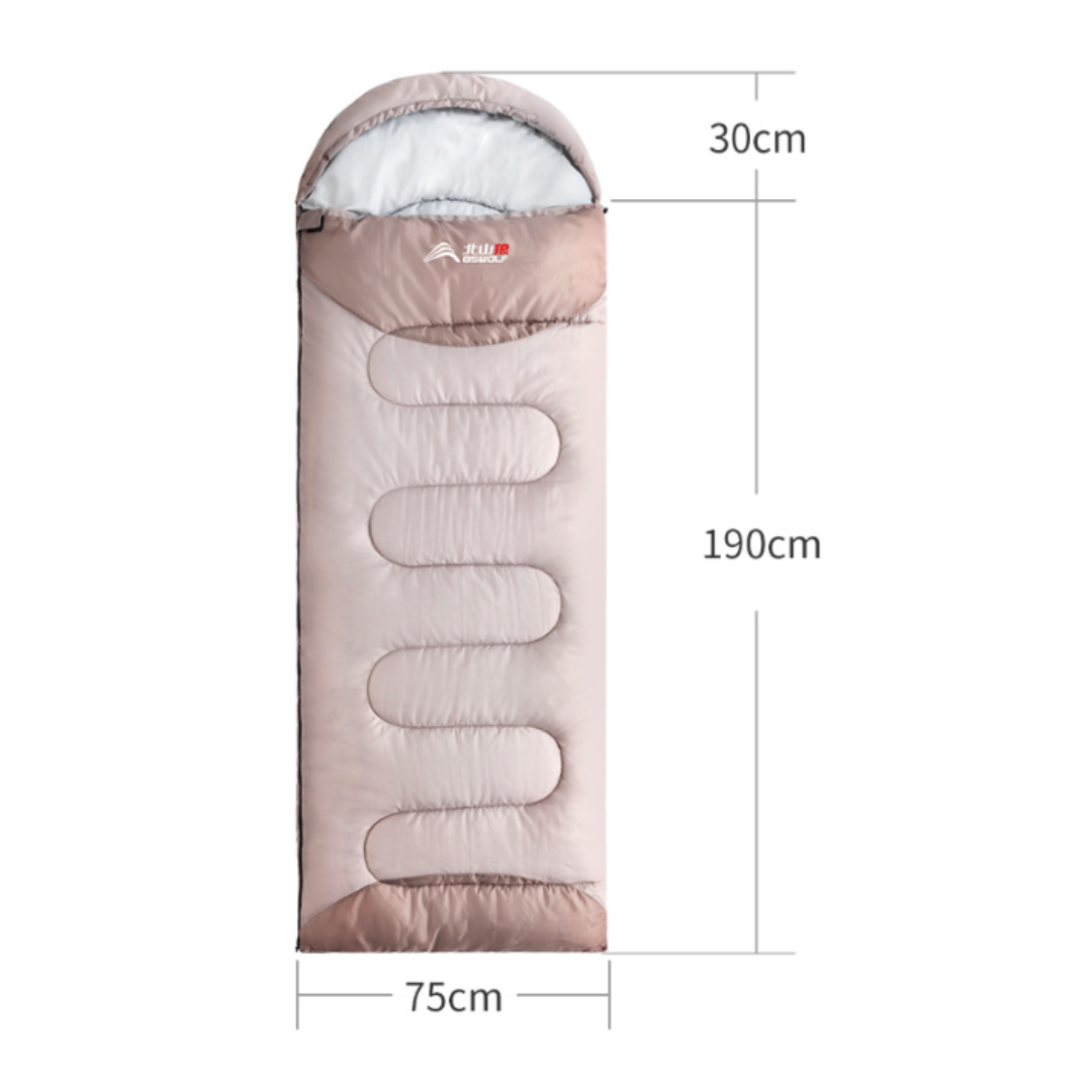Outdoor Slaapzak – Waterdicht & Warm tot -10°C – 4 Seizoenen Trekking
