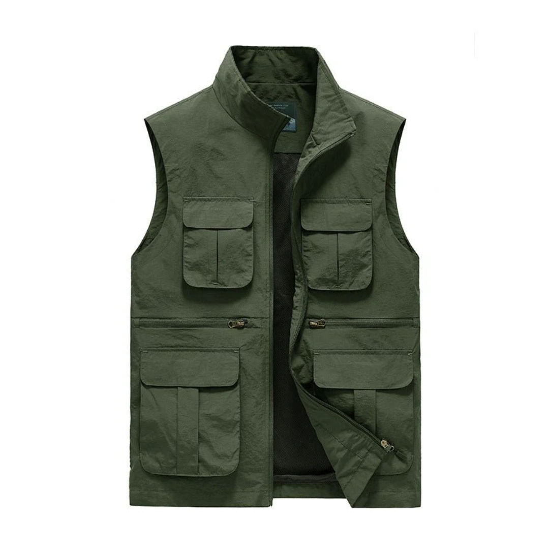 Bodywarmer Multi-Pocket - Sneldrogend Outdoor - Lichtgewicht Gilet