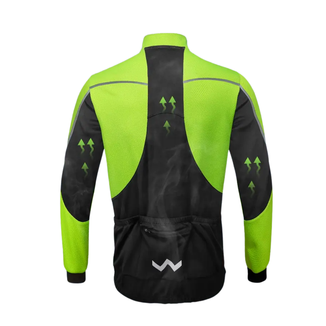 Heren Herfst/Winter Fietsjack – Winddicht & Ademend