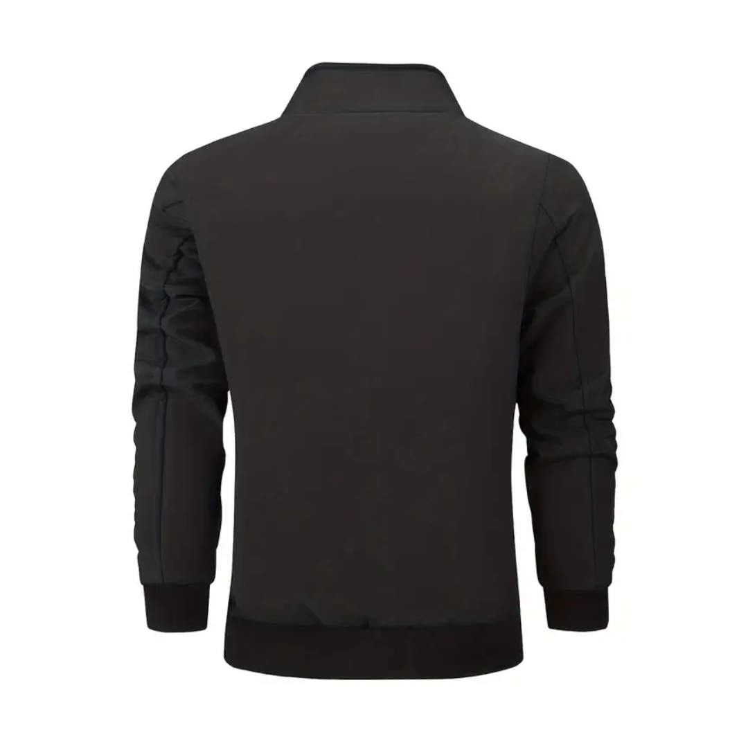 Heren Fleecejack – Opstaande Kraag – Warm & Comfortabel