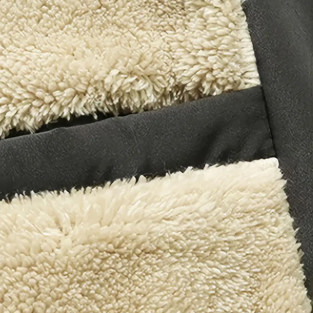Heren Fleecejack – Opstaande Kraag – Warm & Comfortabel