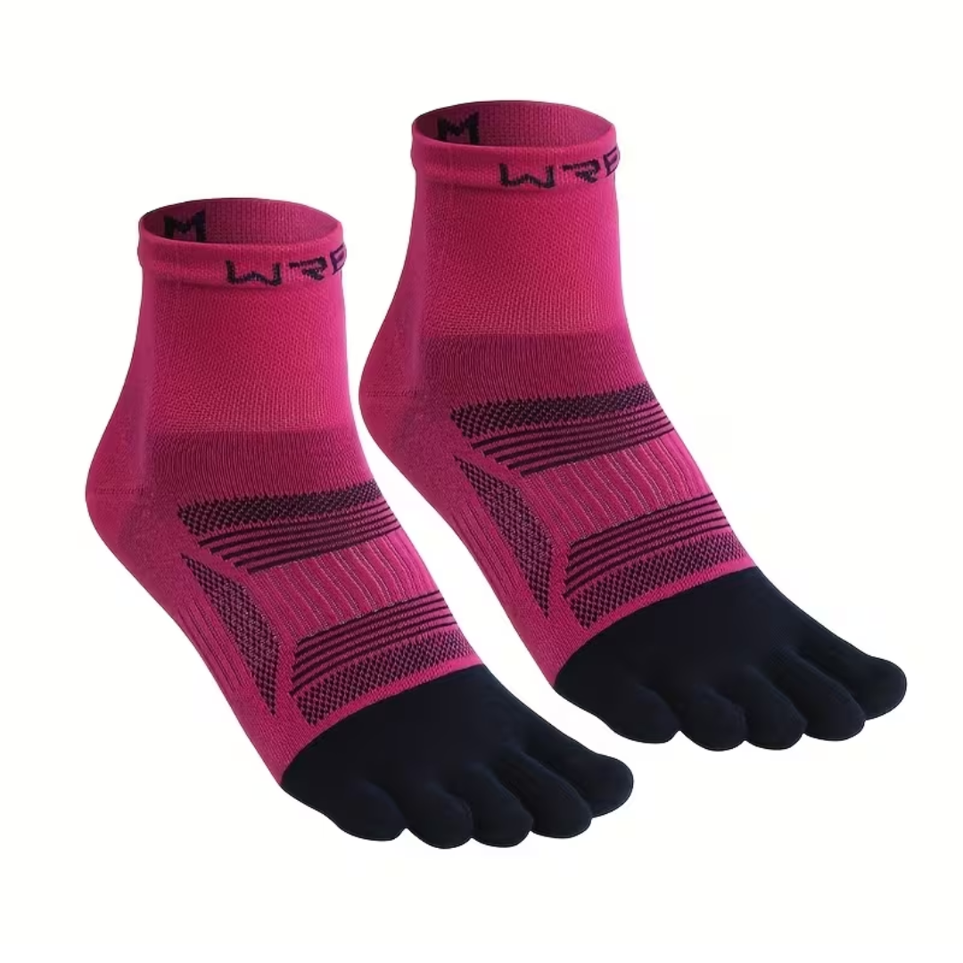 Hardloopsokken Vijf Tenen - Boogondersteuning - Antislip