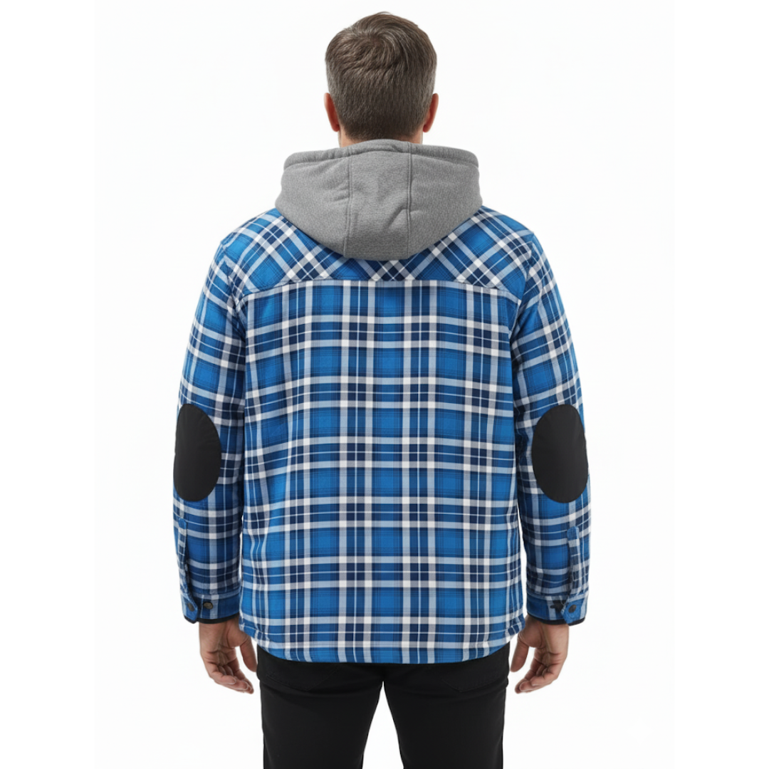Heren Winterjack – Geruit – met Capuchon