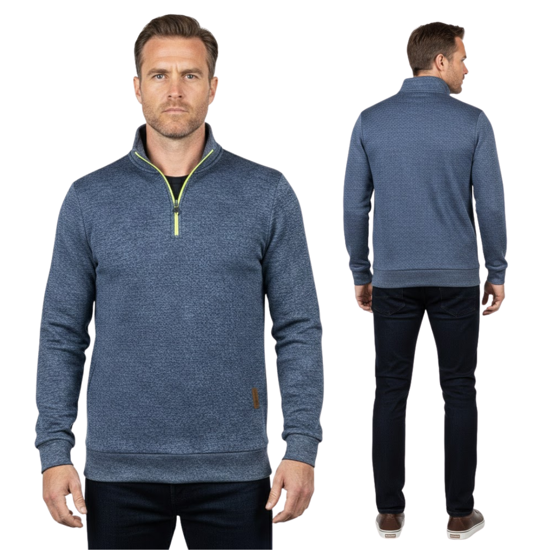 Half-Zip Shirt met Lange Mouwen – Lichtgewicht Stretch – Outdoor