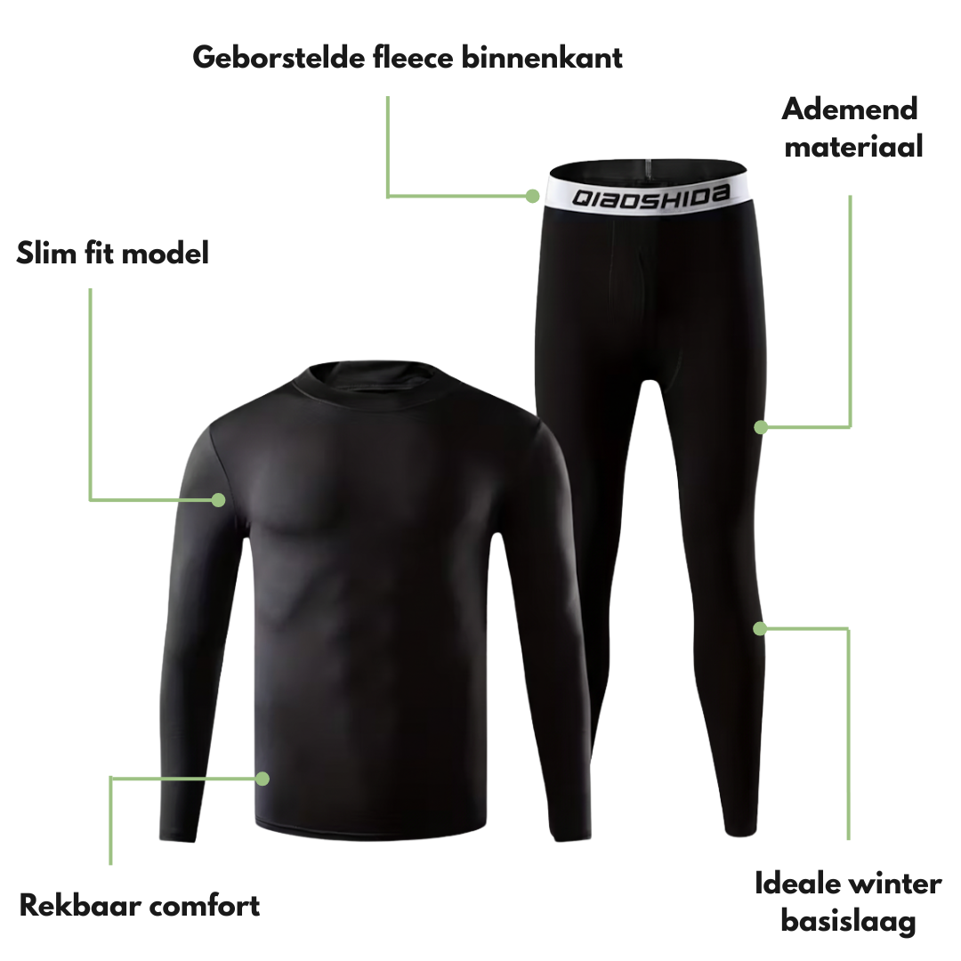 Heren Thermo Ondergoed – Warm & Elastisch – Herfst & Winter