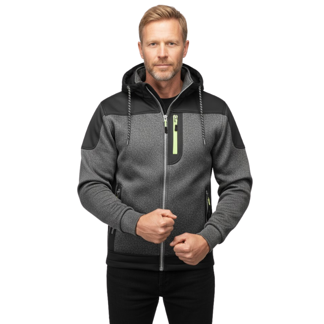 Heren Fleece Vest –  Met Capuchon - Herfst & Winter