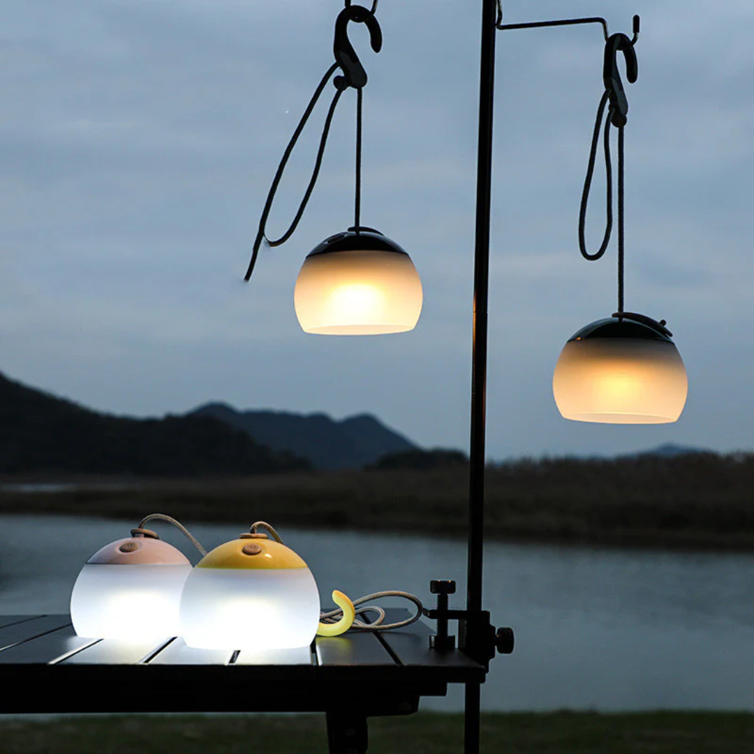 Campinglamp Vintage - USB - OutdoorHavenNL