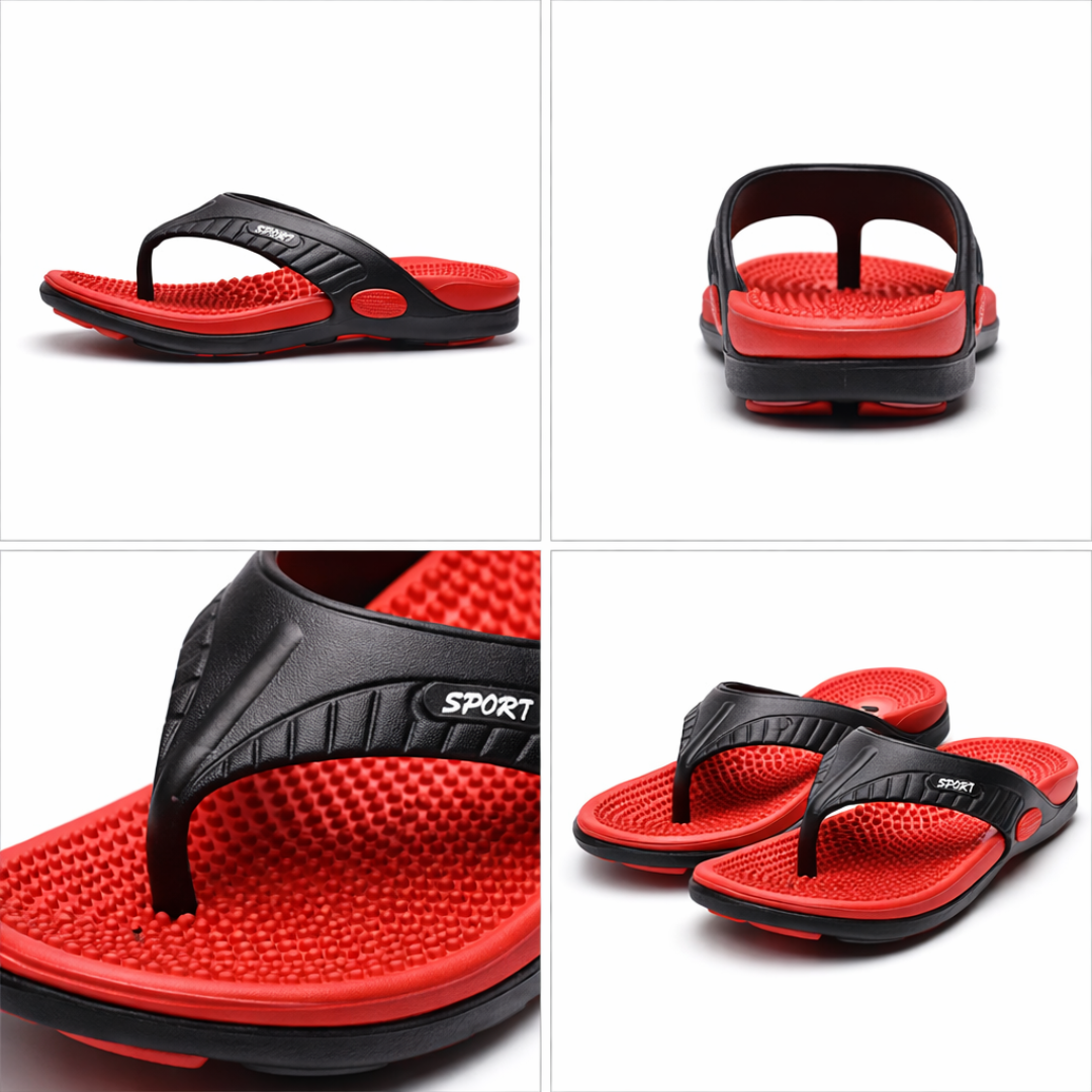 Heren Slippers - Orthopedisch Voetbed - Anti-slip
