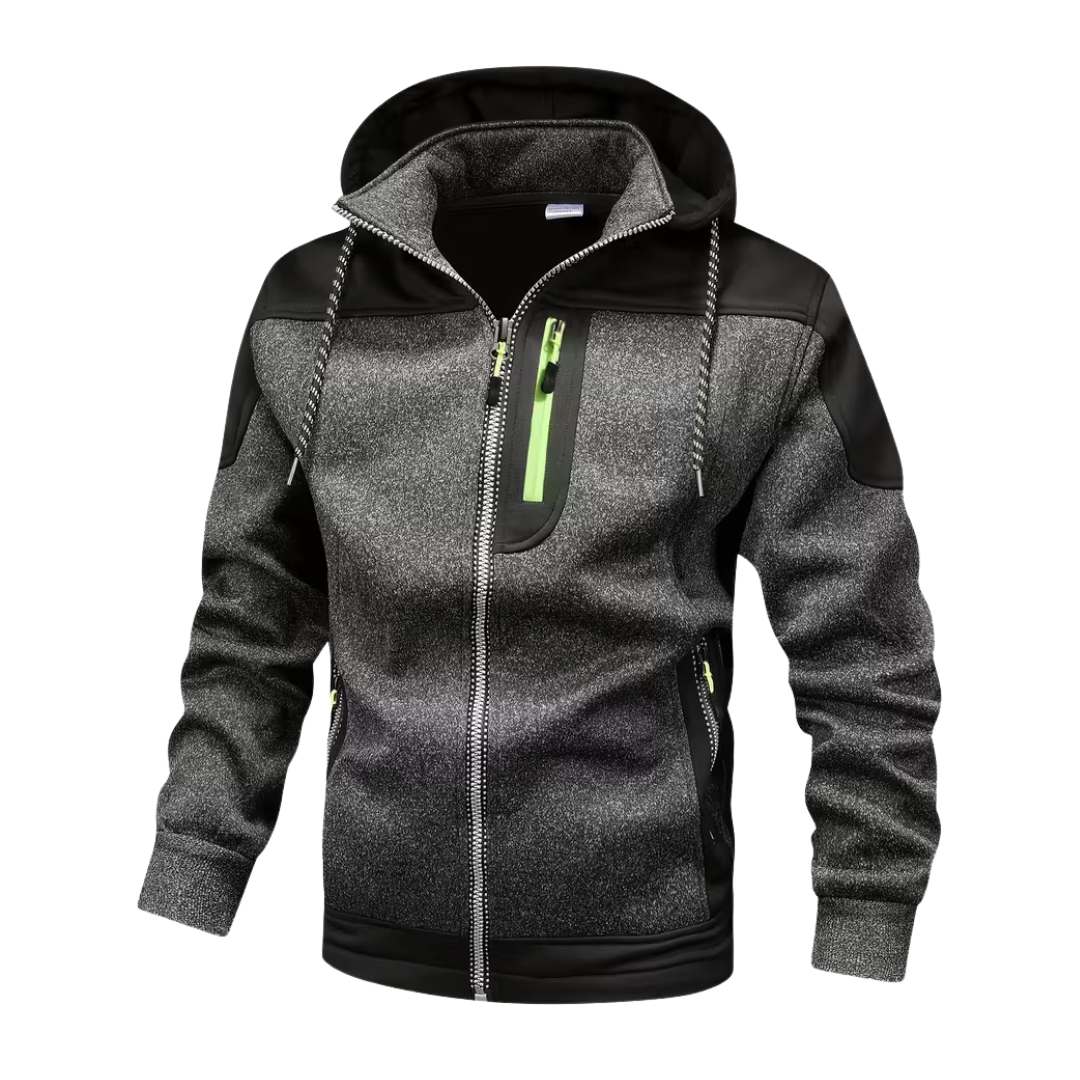 Heren Fleece Vest –  Met Capuchon - Herfst & Winter