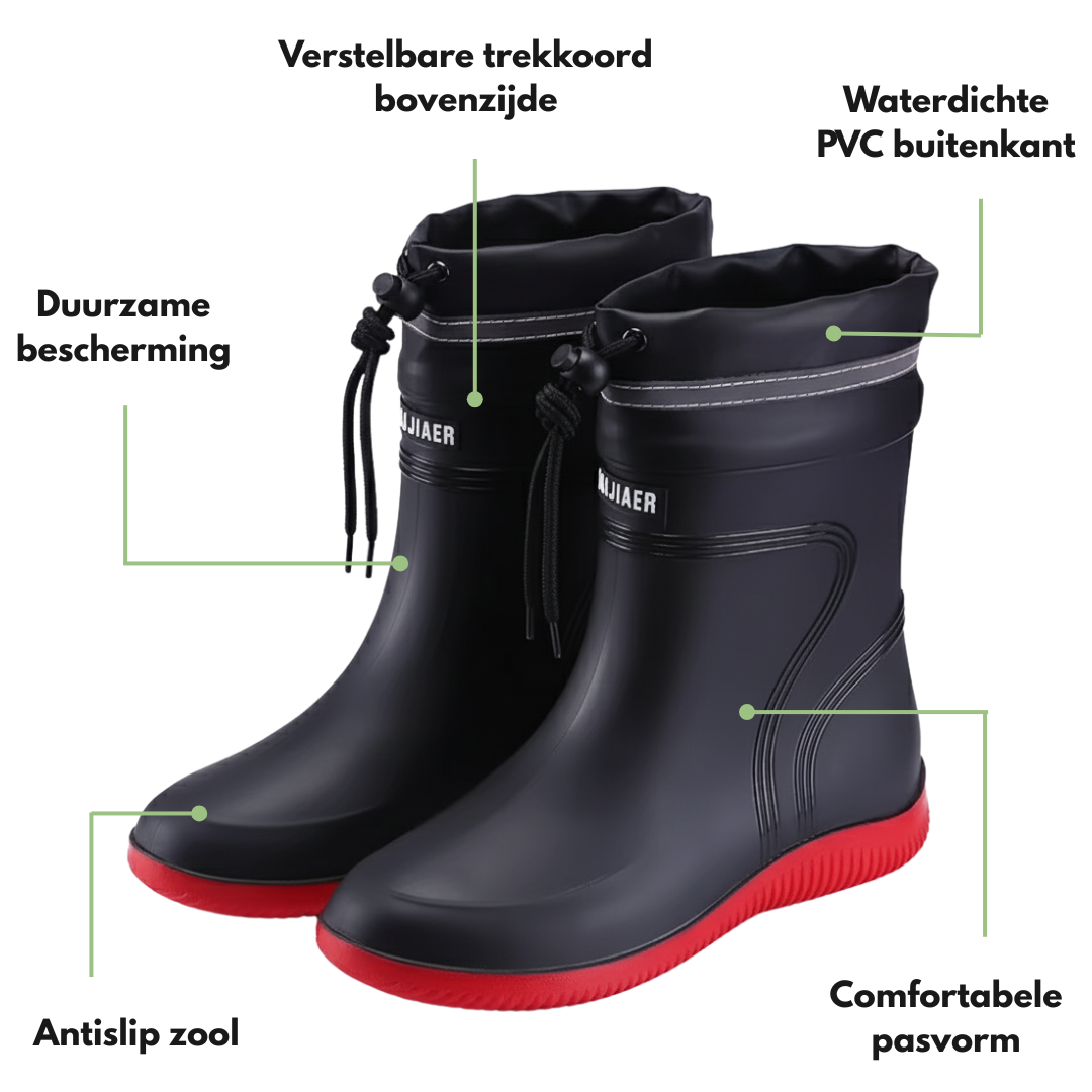 Unisex Regenlaarzen – Waterdicht – Antislip & Duurzaam