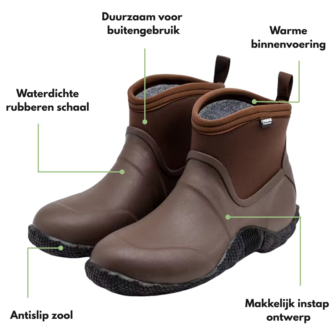 Heren Regenlaarzen – Antislip – Gevoerd & Waterdicht