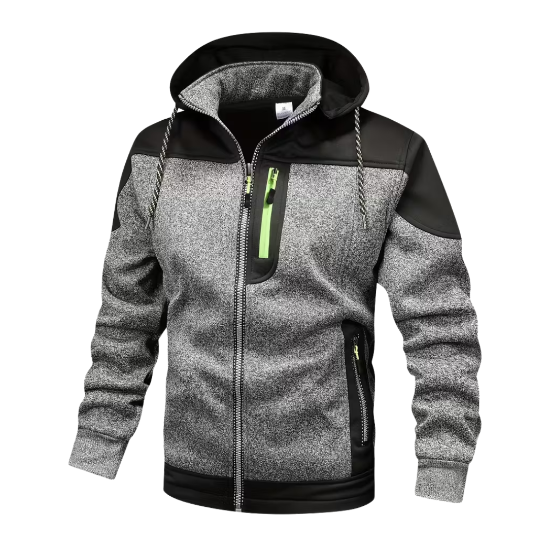 Heren Fleece Vest –  Met Capuchon - Herfst & Winter