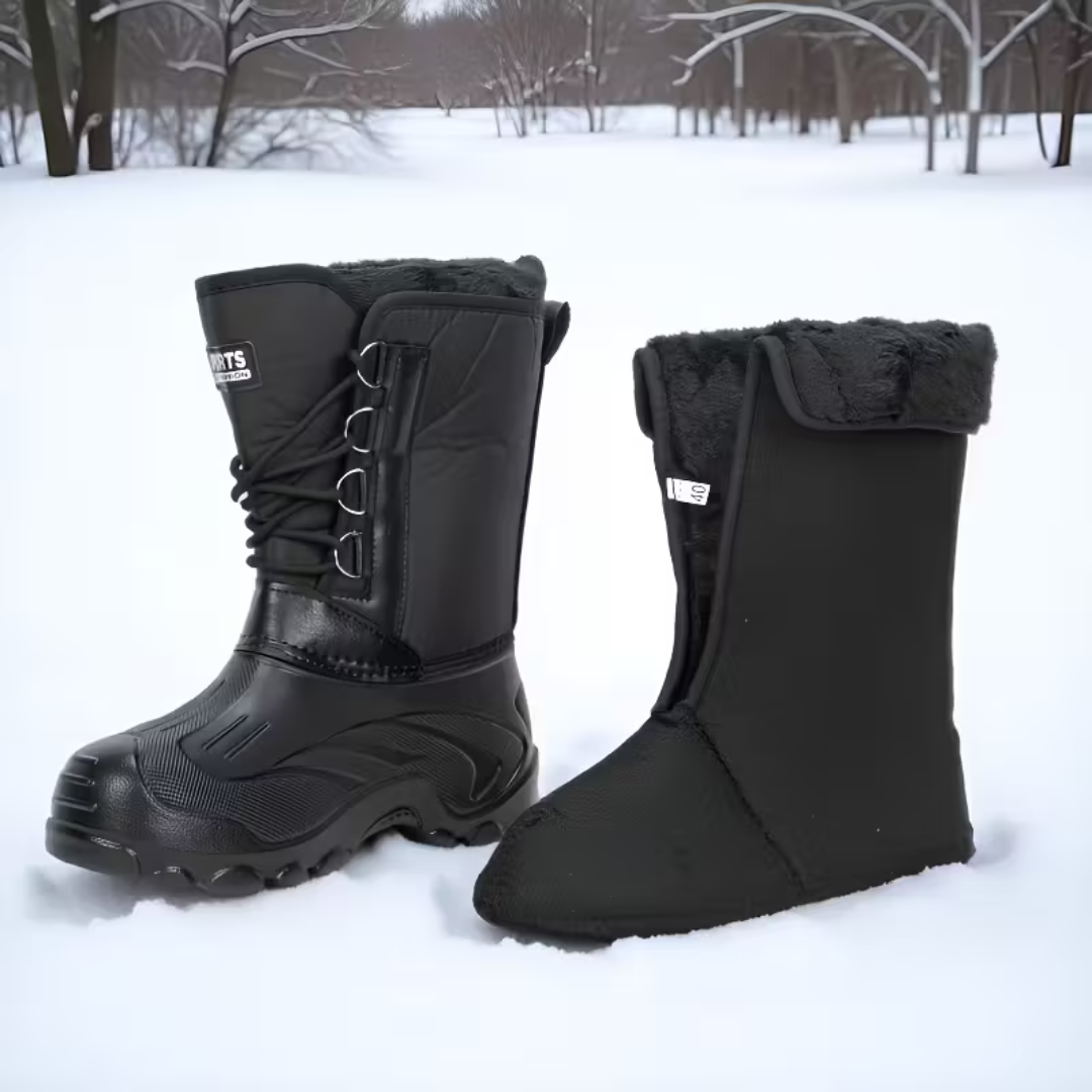 Heren Winterlaarzen – Lichtgewicht – Antislip & Warm Gevoerd