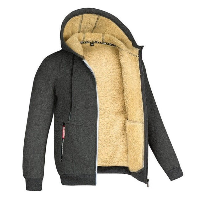 Vest Met Capuchon Heren - Rits - Sherpa Voering