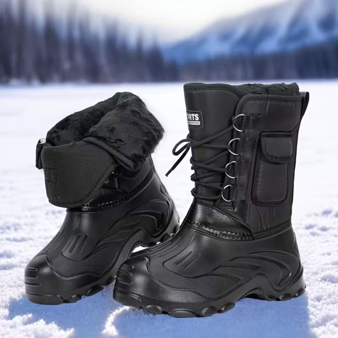 Heren Winterlaarzen – Lichtgewicht – Antislip & Warm Gevoerd