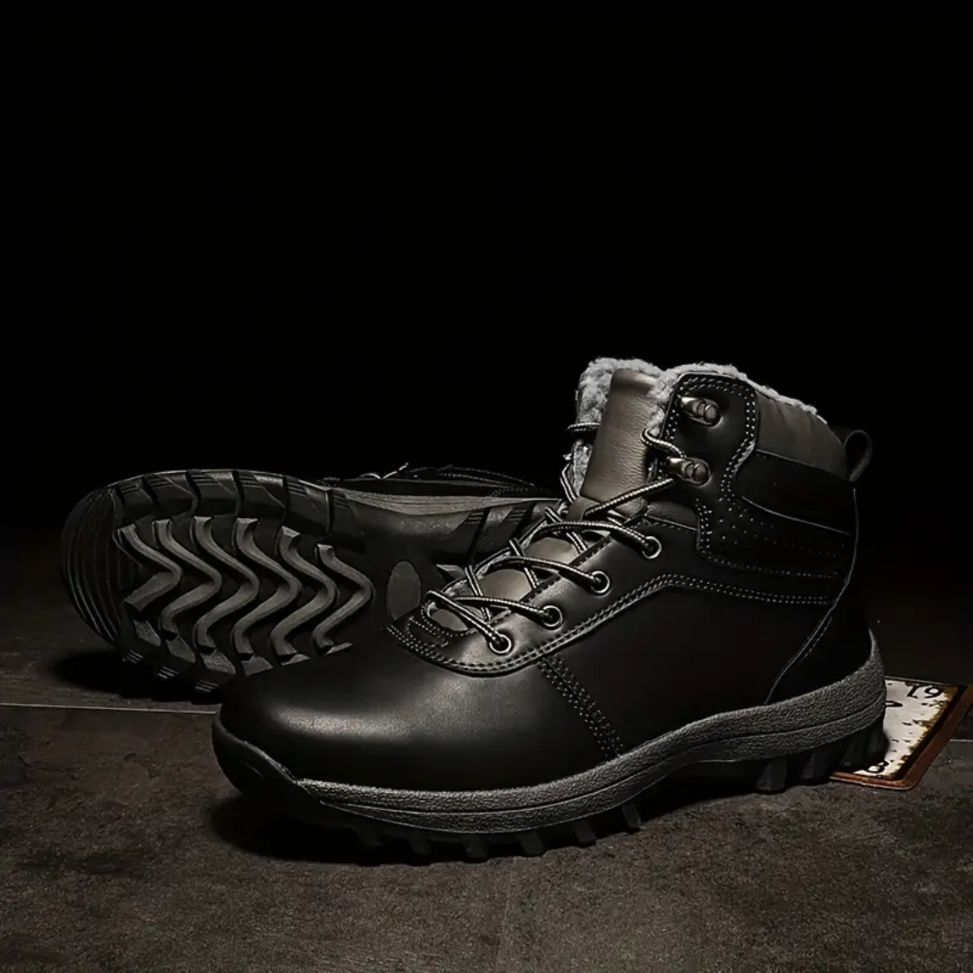 Heren Winter Wandelschoenen – Pluche Gevoerd – Waterdicht