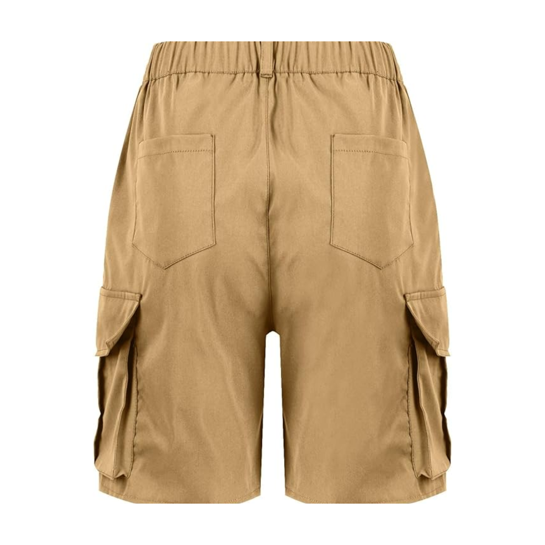 Dames Wandelshort - Multi-Pocket Cargo - Sneldrogend
