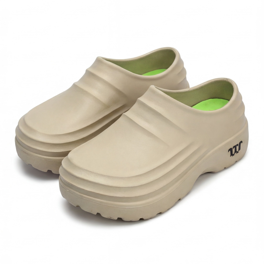 Dames Instap Clogs – Brede Voet – Dempend Voetbed