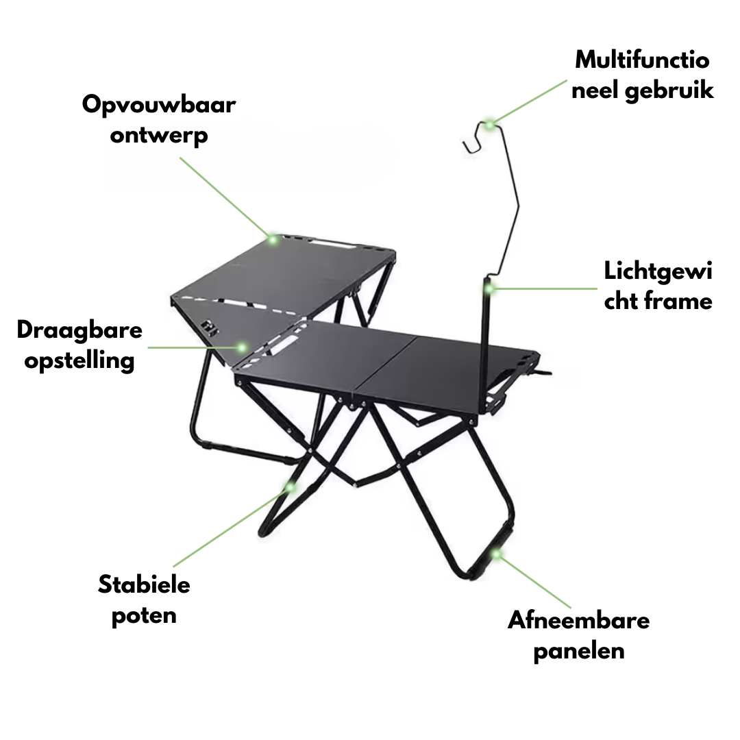 Draagbare Campingtafel – Field Base – Lichtgewicht