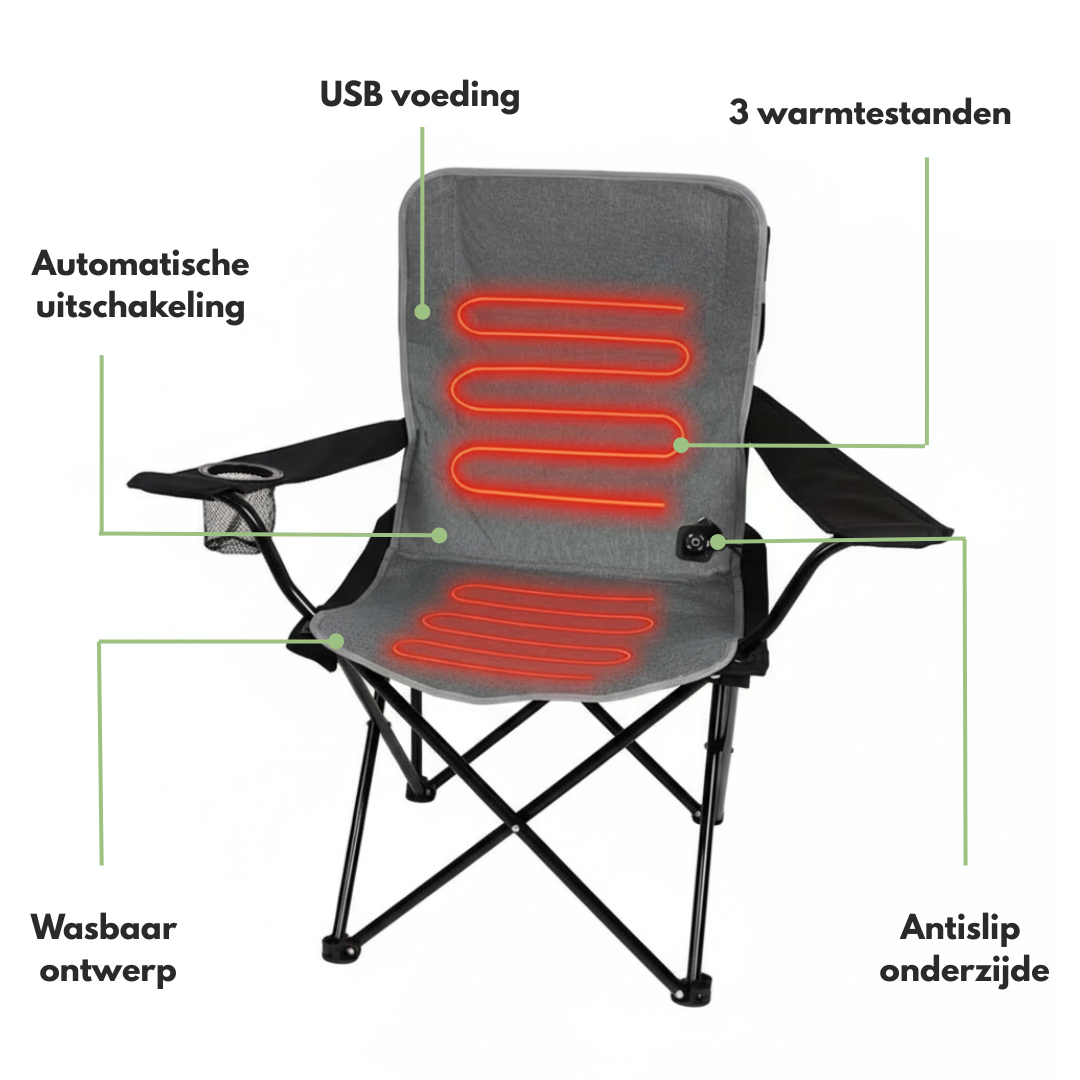 Verwarmd Zitkussen – USB Aangedreven – Draagbaar & Comfortabel