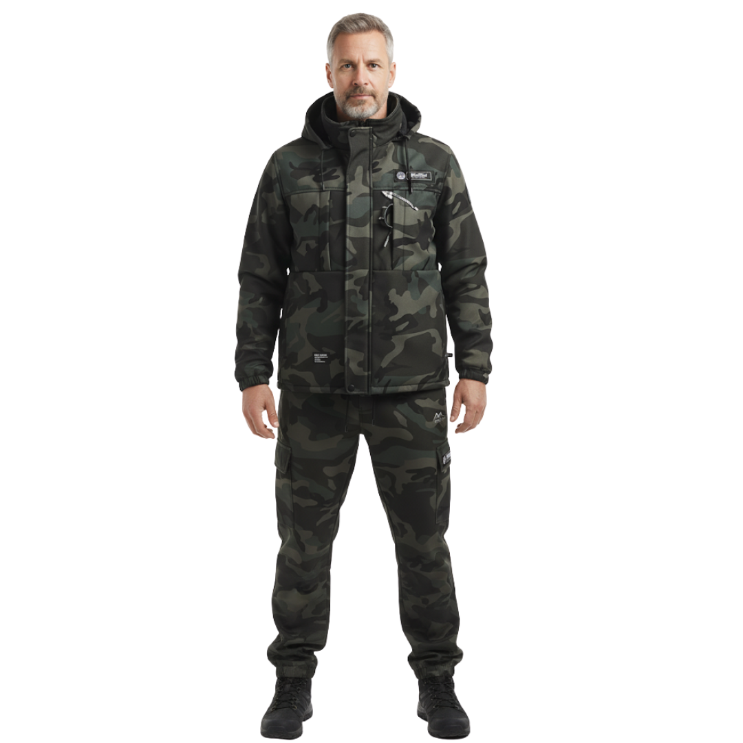 Heren Tactisch Set – Jas & Broek – Fleece Gevoerd & Winddicht