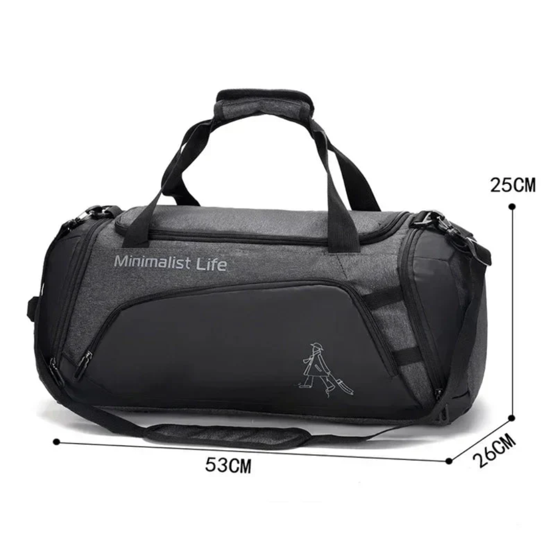 Waterbestendige Sport Tas – Meerdere Compartimenten - Schoenenvak