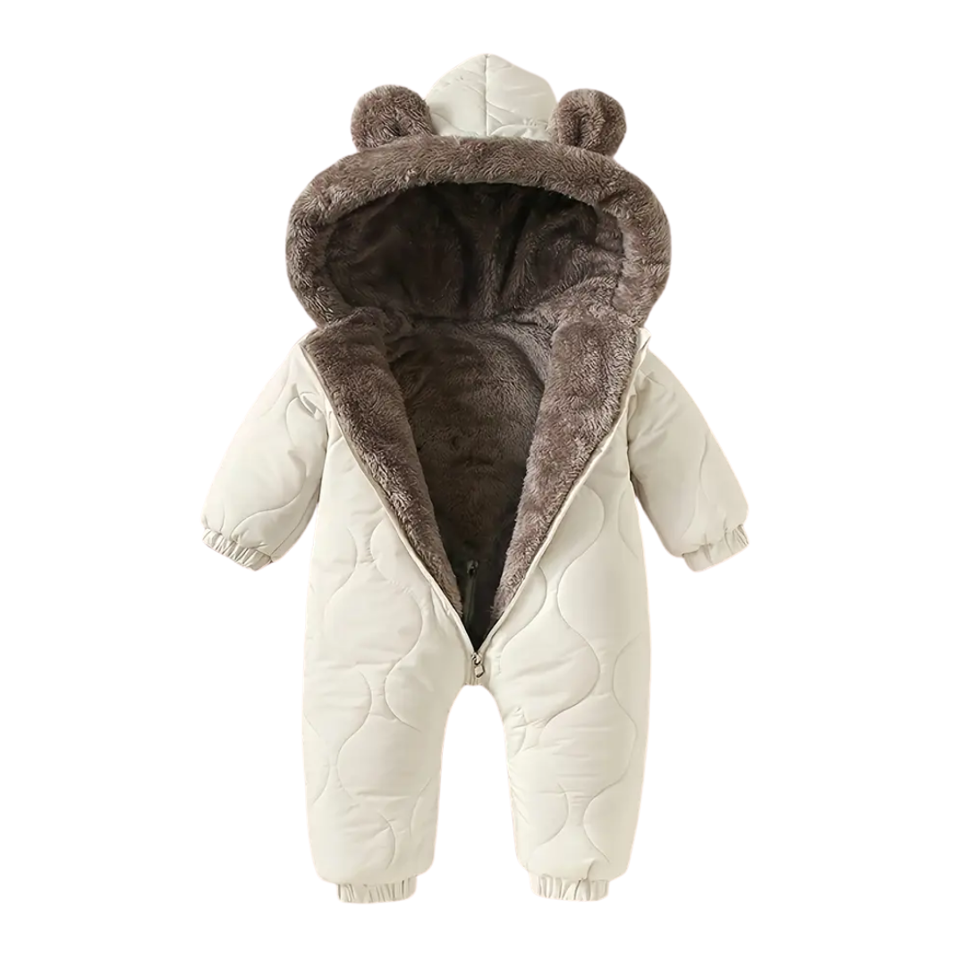 Unisex Baby Winter Romper Outdoor – Met Capuchon & Oortjes