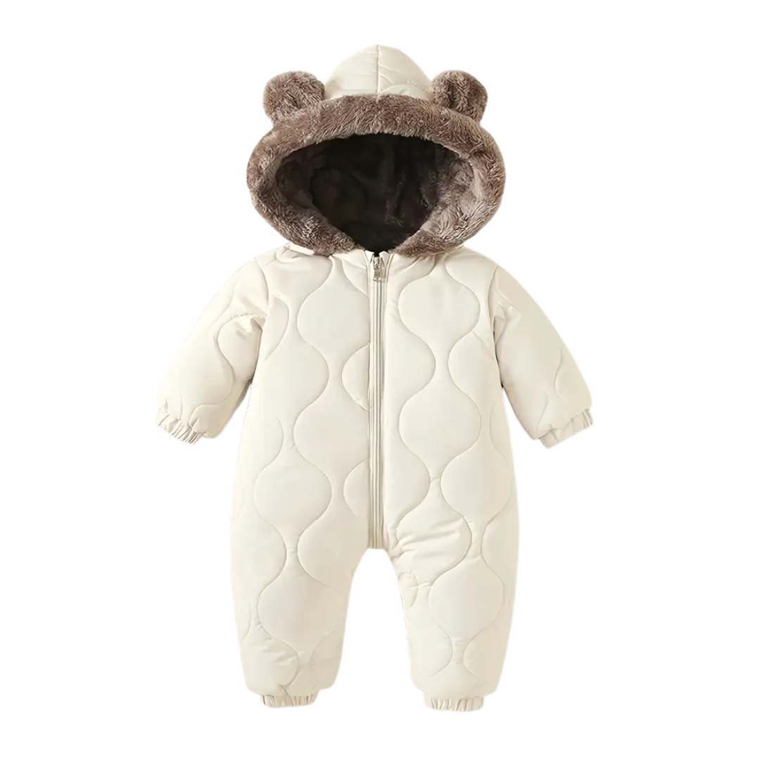 Unisex Baby Winter Romper Outdoor – Met Capuchon & Oortjes