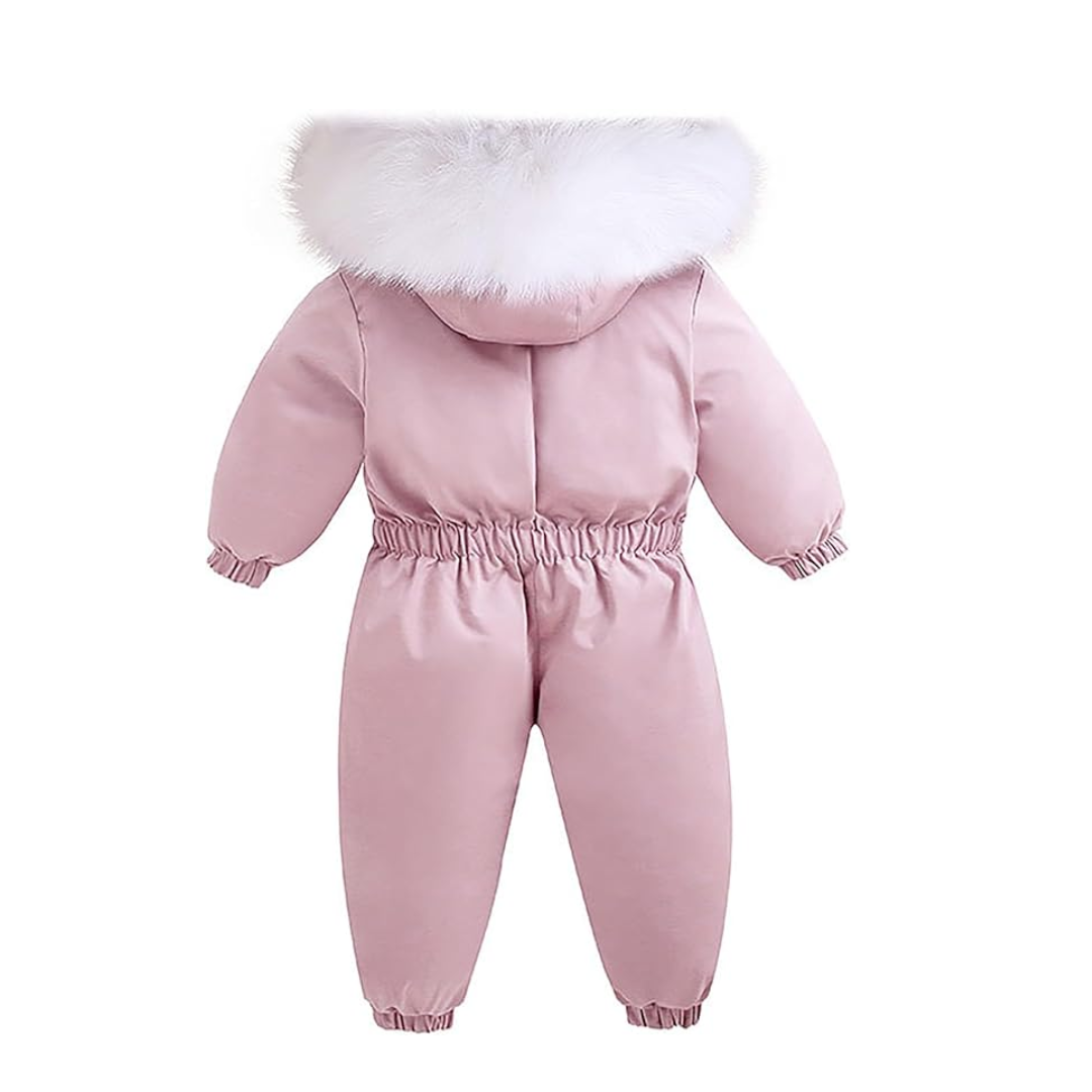 Baby Winter Romper – Geschikt tot -30°C – met Capuchon & Imitatiebont