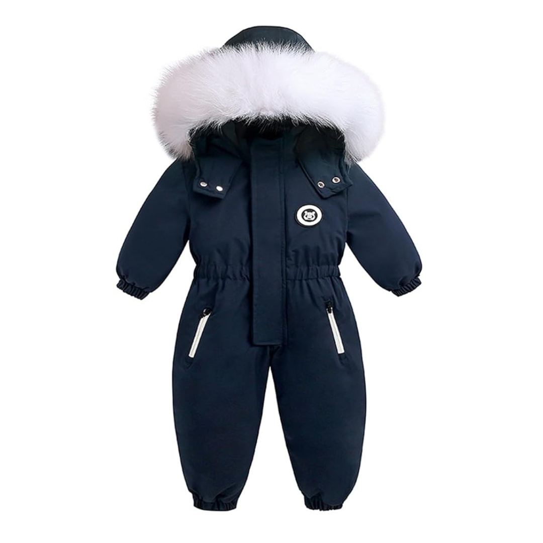 Baby Winter Romper – Geschikt tot -30°C – met Capuchon & Imitatiebont