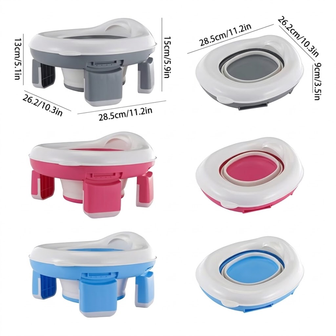 Noodtoilet Draagbaar Opvouwbaar - Reis Potje Peuter - Outdoor Camping