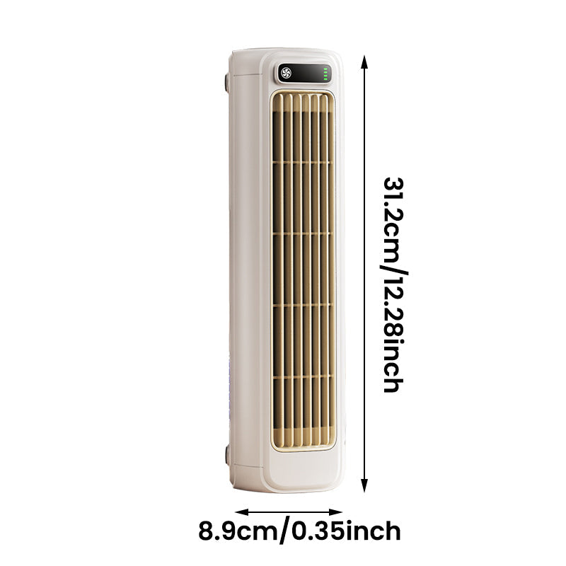 Draagbare Luchtkoeler - 3-in-1 Draadloze Ventilator - Oplaadbaar Wandmontage