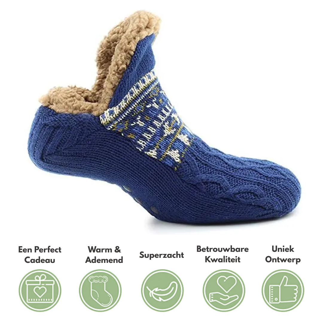 Thermo Gebreide Sokken – Antislip & Warm – Winter Comfort