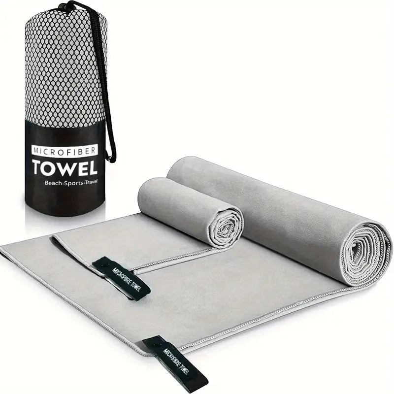 Microvezel Reishanddoek Set - 2 Stuks - OutdoorHavenNL