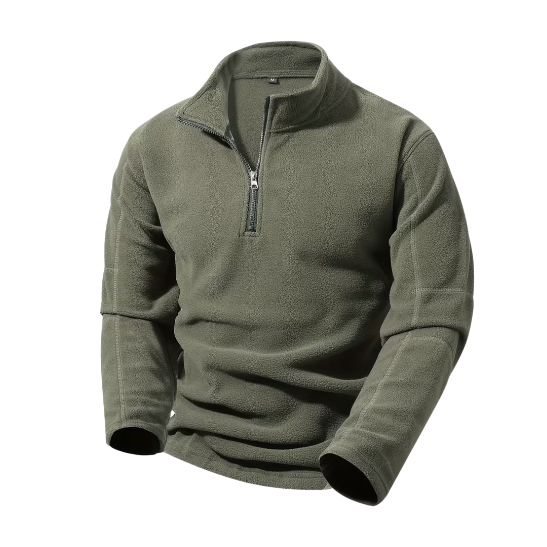 Fleece Trui Heren - Halve Rits - Stretch