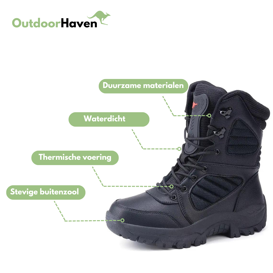 Gevoerde Winterboots Heren - Waterdicht & Winddicht