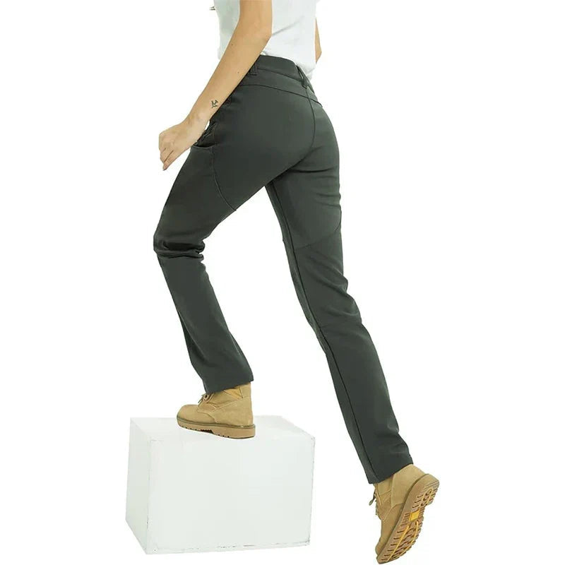Winter Wandelbroek Dames - Fleece Gevoerd - Slim Fit