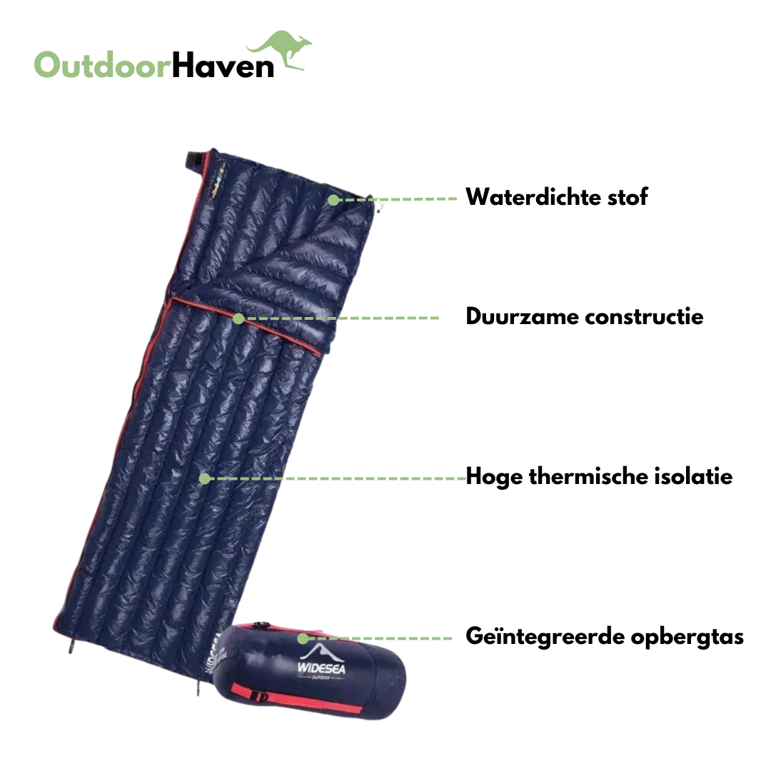 Ultralichte Envelop Slaapzak - Waterdicht en Warm - Kamperen
