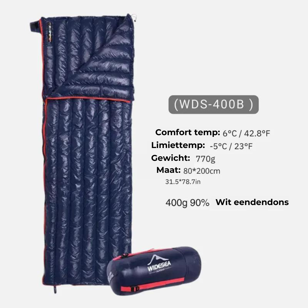 Ultralichte Envelop Slaapzak - Waterdicht en Warm - Kamperen